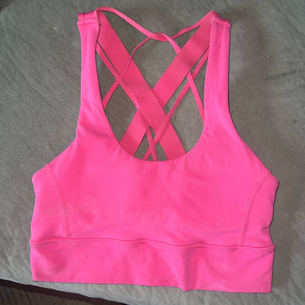 Balance athletica pink sports bra